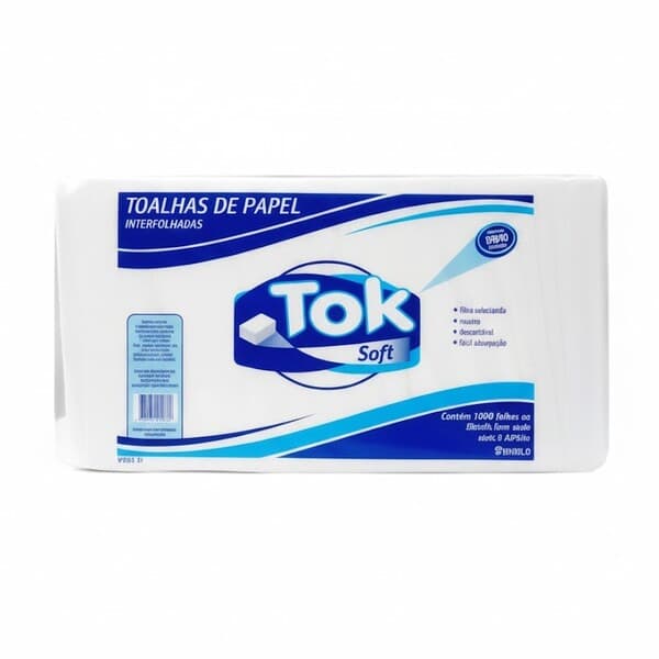 PAPEL INTERF. TOKSOFT BRANCO 8X1000FOLHAS