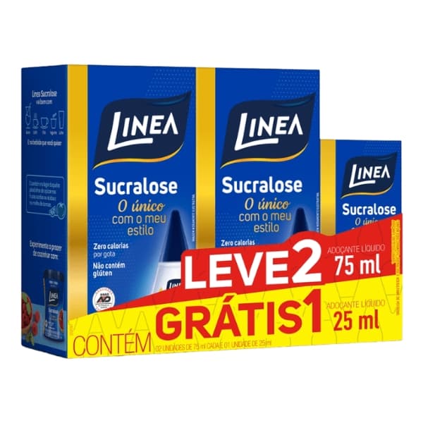 KIT ADOC LINEA LIQ SUCRALOSE 2X75ML+1X25ML