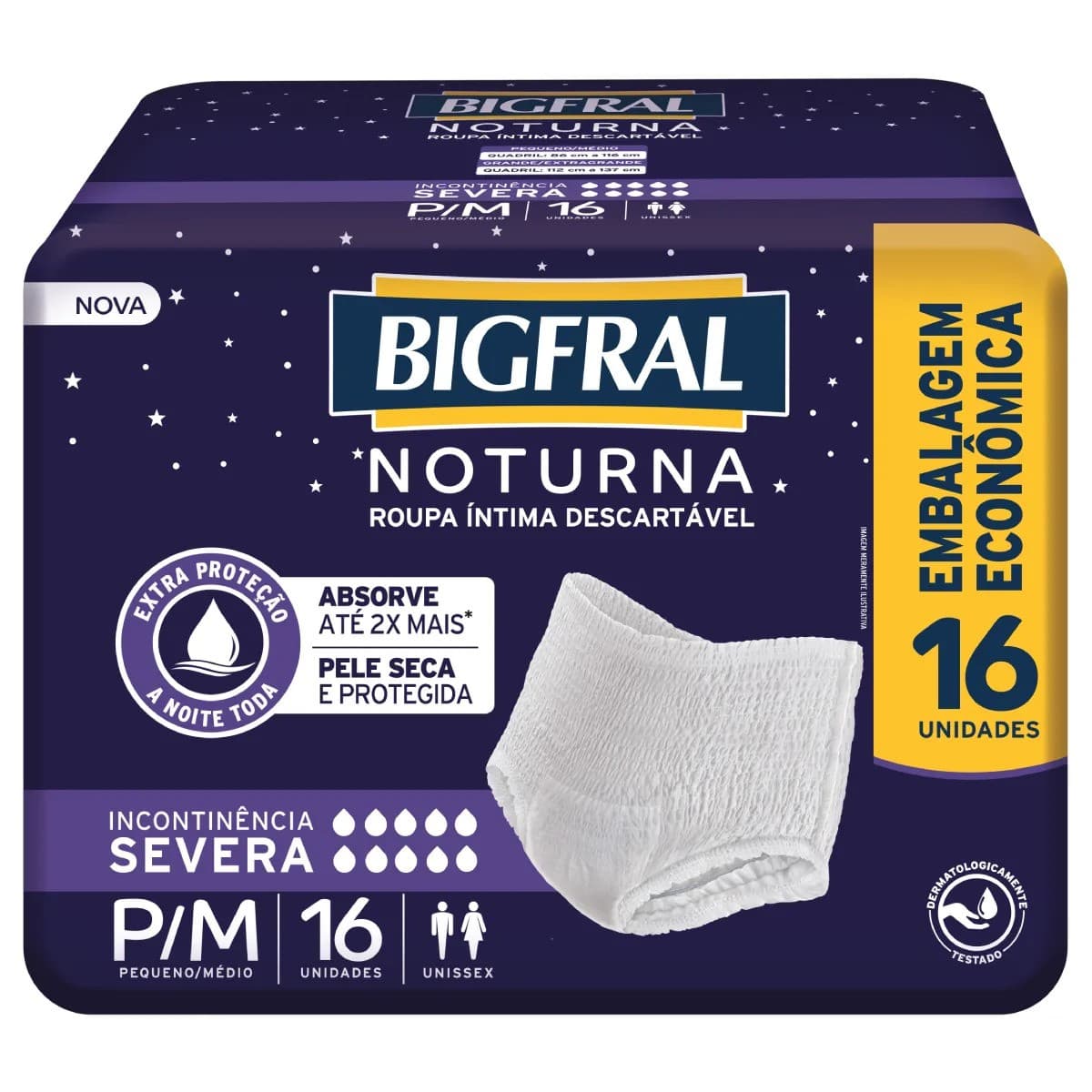 FRALDA BIGFRAL PANTS NOT ECON P/MD 4X16