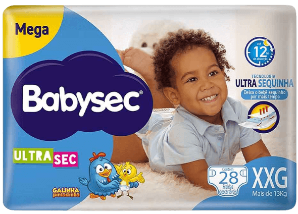 FRALDA BABYSEC MEGA ULTRA XXG 6X28