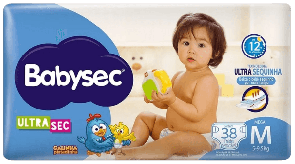 FRALDA BABYSEC MEGA ULTRA M 6X38