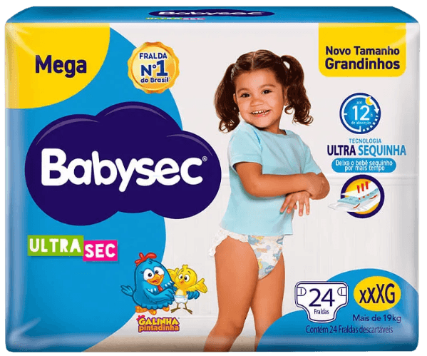 FRALDA BABYSEC MEGA ULTRA XXXG 6X24