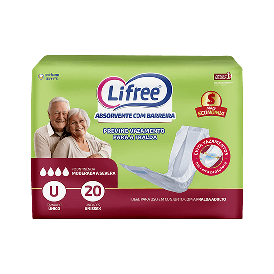 ABS GERIATRICO LIFREE FRALDA-CALCA 6X20UN