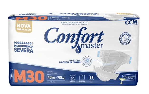 FRALDA CONFORT MASTER ECON M 4X30 UN