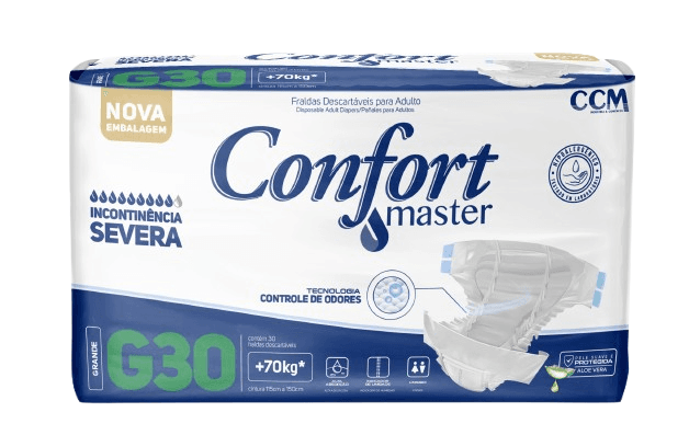 FRALDA CONFORT MASTER ECON G 4X30UN