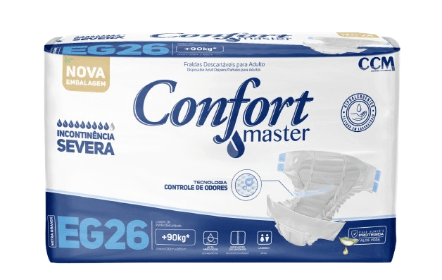 FRALDA CONFORT MASTER ECON XG 4X26UN