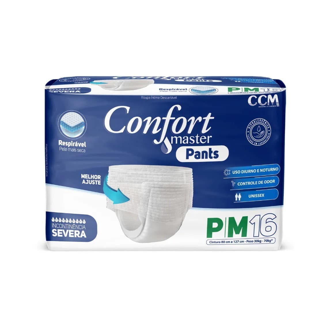 FRALDA CONFORT MASTER PANTS P/M 4X16