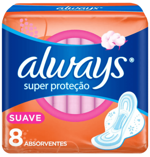 ABS ALWAYS BASICO SUAVE C/A  8UN
