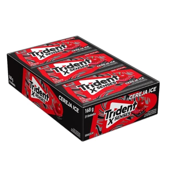CHICLE ADAMS TRIDENT CEREJA 1X21 UN