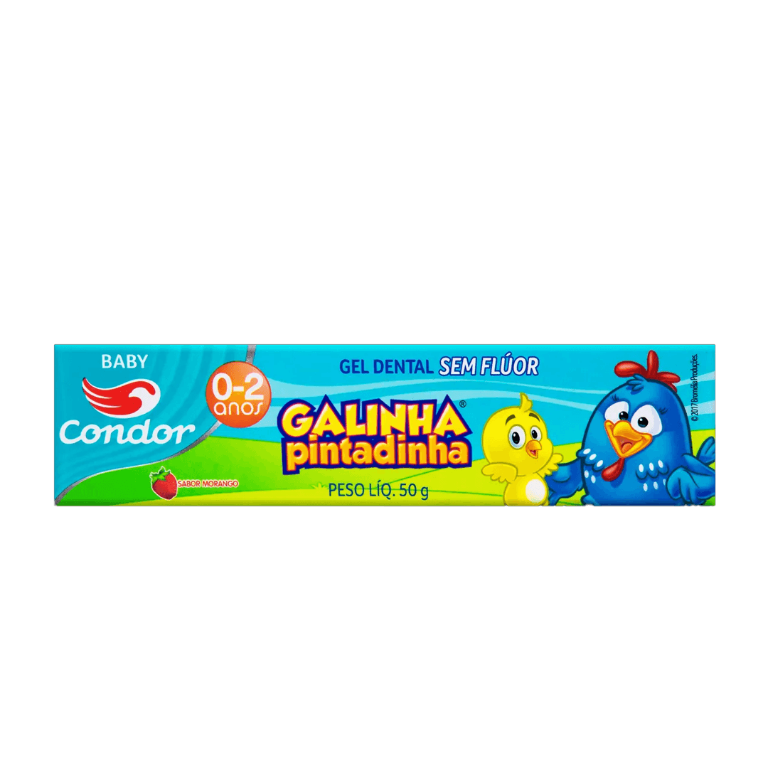 GEL DENTAL CONDOR GAL. PINTADINHA S/F 50GR