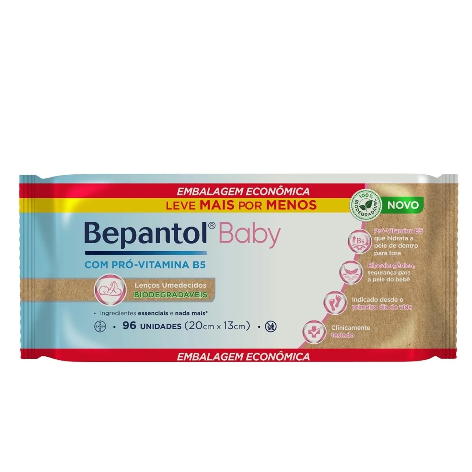 LENCO UMED BEPANTOL BABY BIODEGRADAVEL 96UN