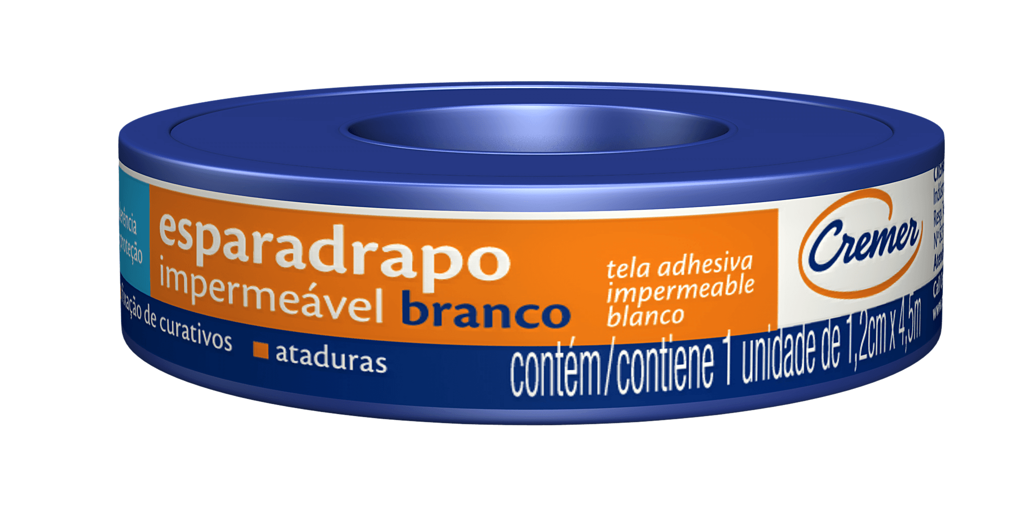 ESPARADRAPO CREMER 1,2CMX4,5M IMPERMEAVEL