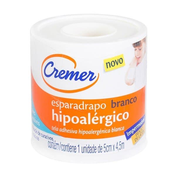 ESPARADRAPO CREMER 5CMX4,5M HIPOALERGICO
