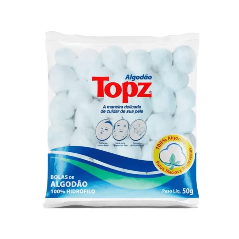 ALGODAO TOPZ BOLAS 50GR