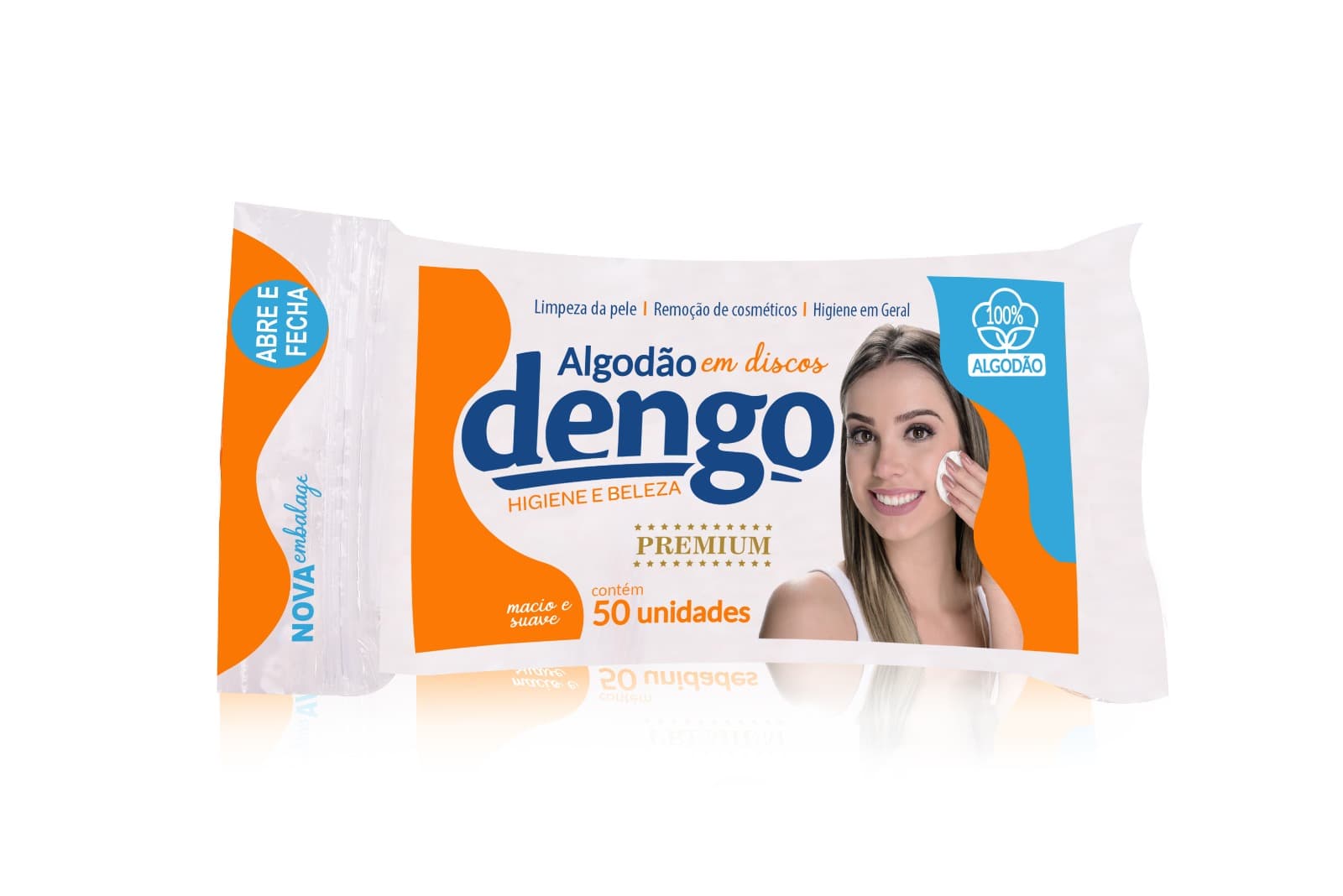 ALGODAO DENGO DISCO ZIPLOCK 50 UN