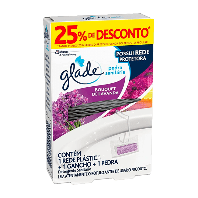 PEDRA SANITARIA GLADE LAVANDA ESP 25G