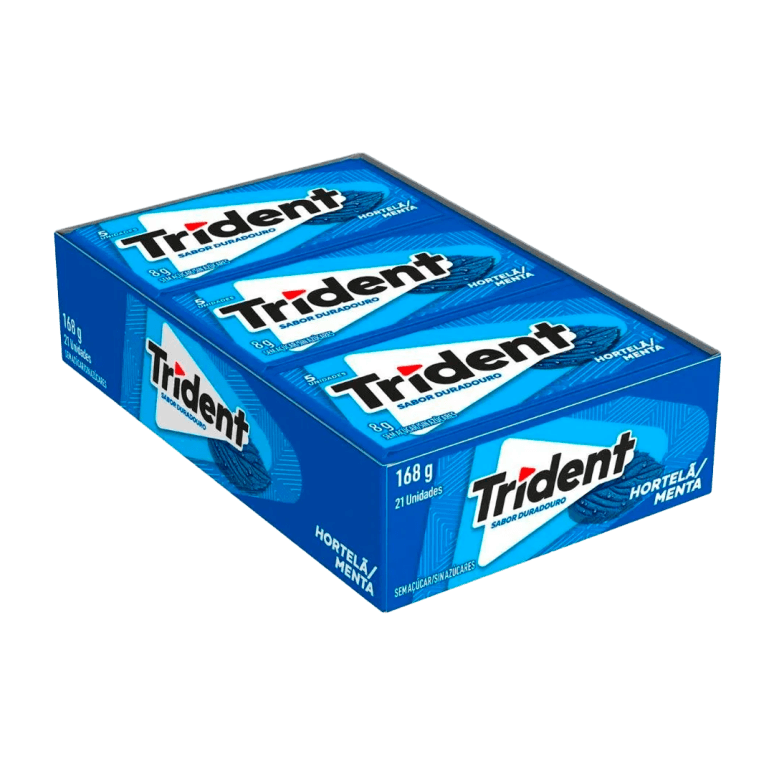 CHICLE ADAMS TRIDENT HORTELA 1X21 UN