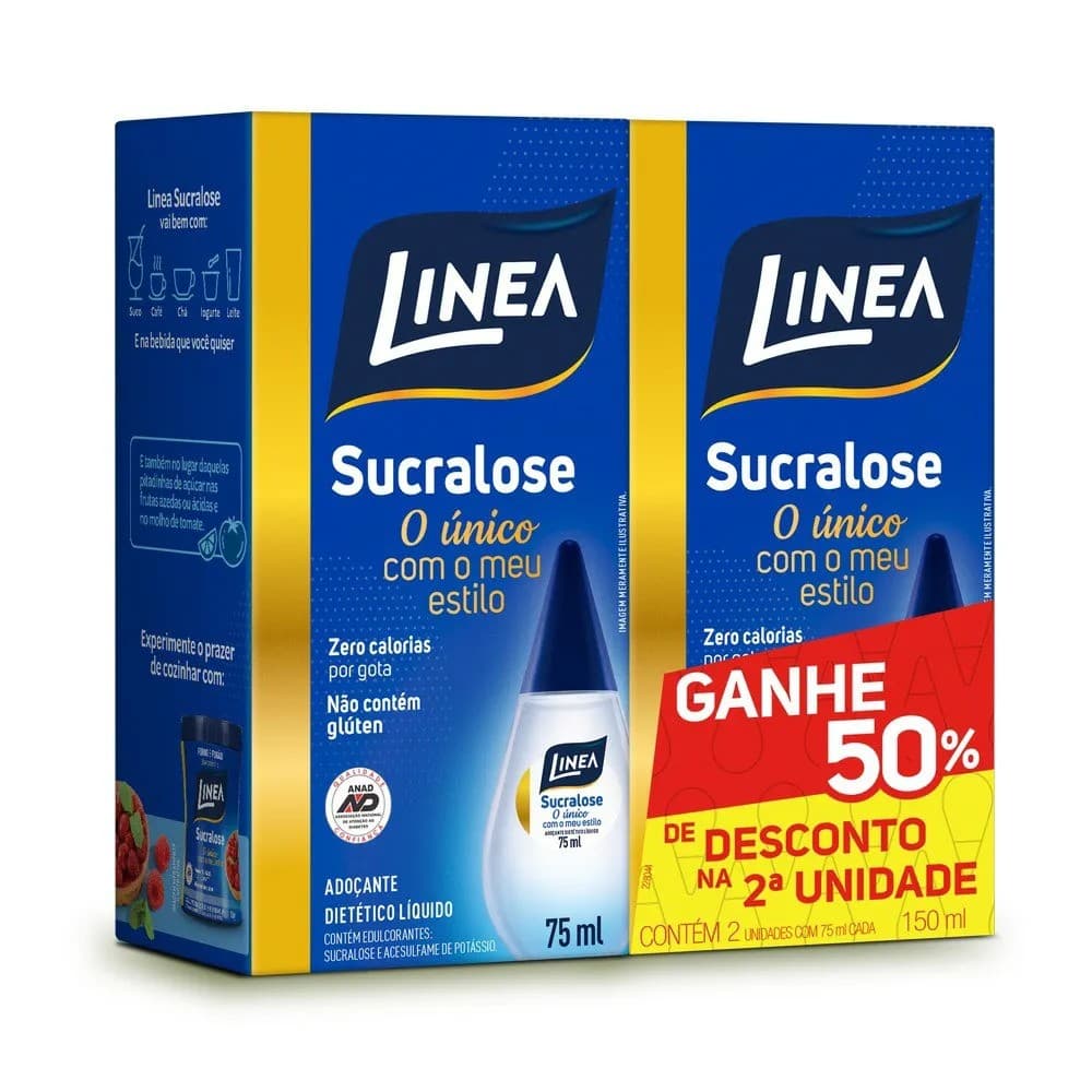 ADOC LINEA LIQ SUCRALOSE 2X75 ML