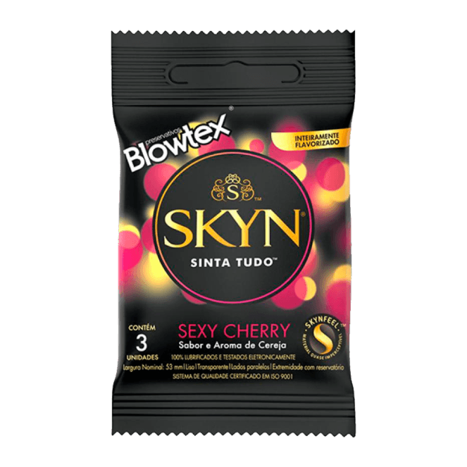 PRES BLOWTEX SKYN SEXY CHERRY 3 UN