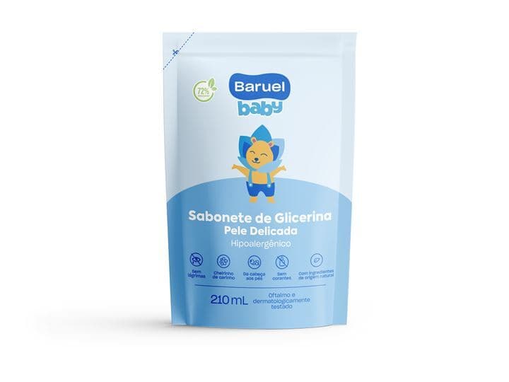 REFIL SAB LIQ BARUEL BABY SEM CORANTE 210ML