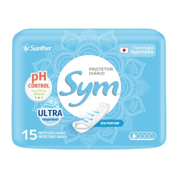 PROTETOR DIARIO SYM S/PERF 15UN