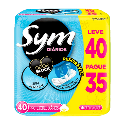 PROTETOR DIARIO SYM S/PERF L40P35UN