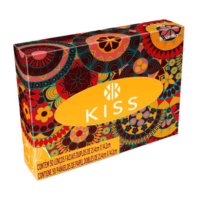LENCO DE PAPEL KISS DUPLA 50 UN