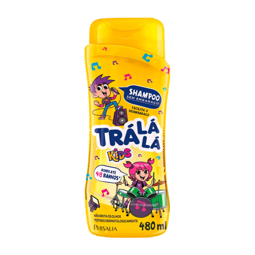 SH TRALALA KIDS S/EMBARACO AMARELO 480 ML