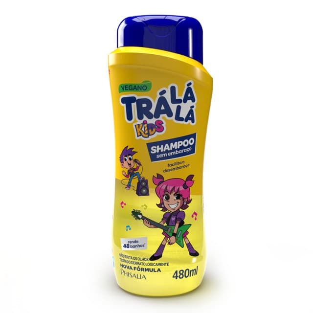 COND TRALALA KIDS S/EMBARACO AMARELO 480 ML
