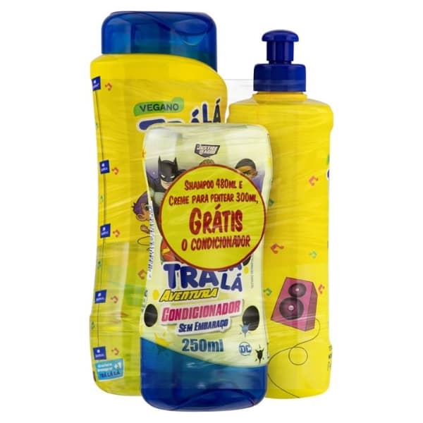 KIT TRALALA SH+COND+CR PENTAR KIDS S/EMBARACO
