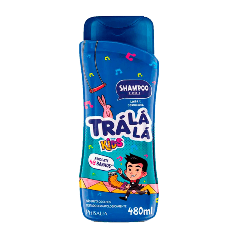 SH TRALALA KIDS 2 EM 1 AZUL 480 ML