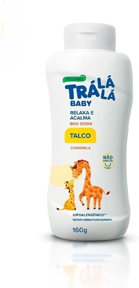 TALCO TRALALA BEM ESTAR AMARELO 160 GR