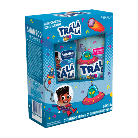 KIT TRALALA  SH+COND KIDS NUTRI AZUL 480 ML