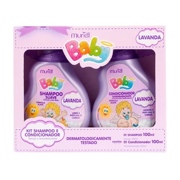 KIT SH 100ML+COND 100ML MURIEL BABY LAVANDA