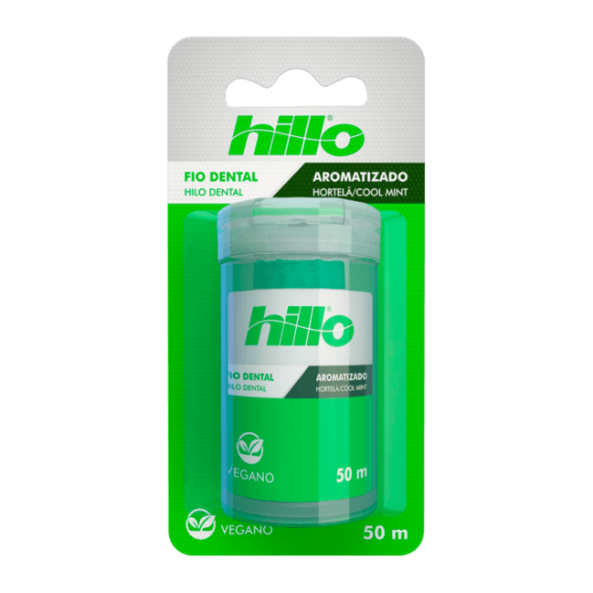 FIO DENTAL HILLO VEGANO HORTELA 50M