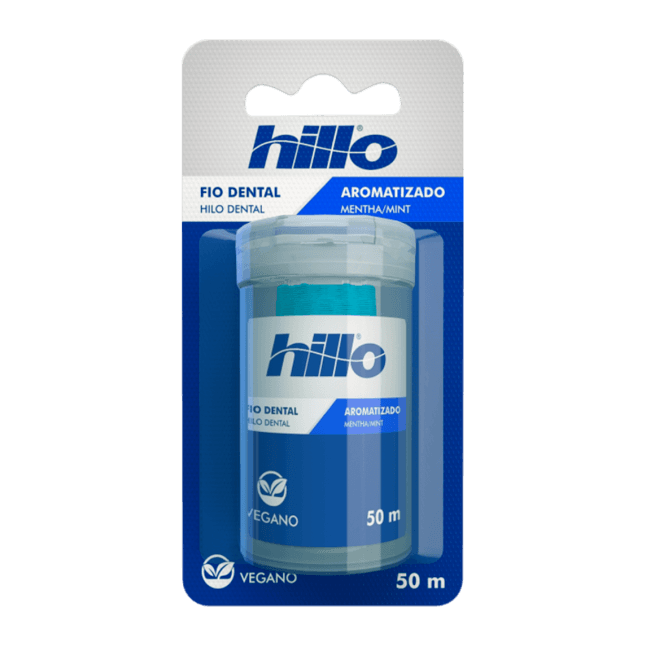 FIO DENTAL HILLO VEGANO MENTA 50M