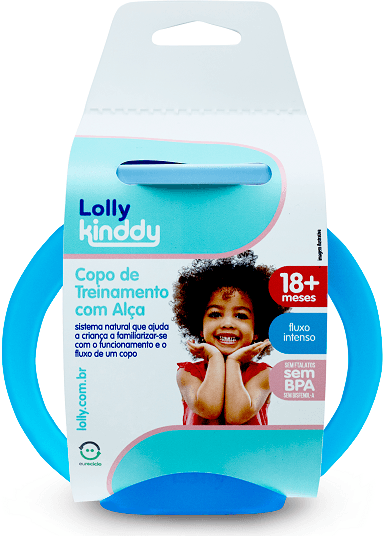 COPO LOLLY OCEANO C/ALCA 350ML AZUL REF 7106-01