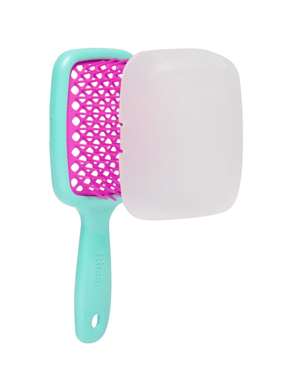 ESCOVA RICCA RAQUETE FLEX GO MINI AQUA