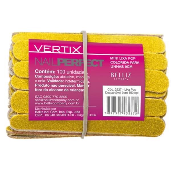 LIXA POP DESC 9CM 100 PCS VERTIX REF 3227