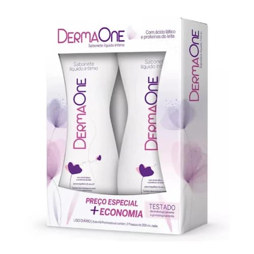 KIT SAB LIQ INTIMO DERMAONE TRAD 2X200ML