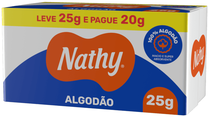 ALGODAO NATHY CAIXA 25GR
