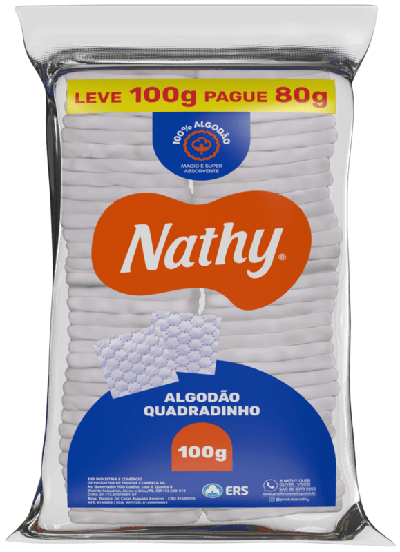 ALGODAO NATHY QUADRADINHO 100GR