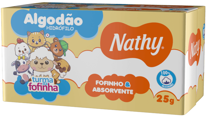 ALGODAO NATHYBABY CAIXA 25GR