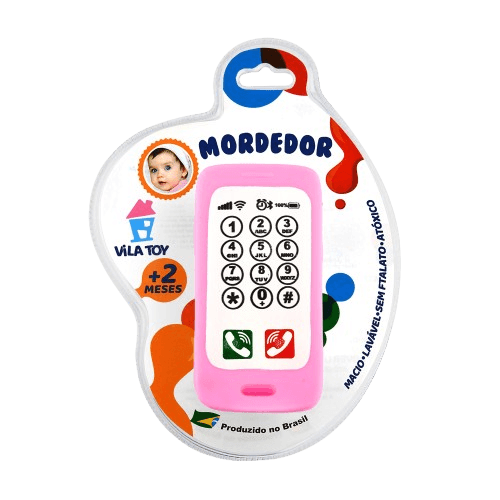 MORDEDOR VILA TOY SMARTPHONE ROSA REF 58