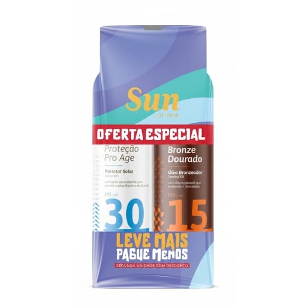 KIT PROT SOLAR SUN FPS30+OLEO BRONZ FPS15 150ML