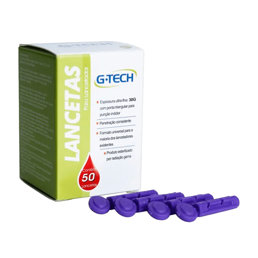 LANCETAS G-TECH 30G C/50