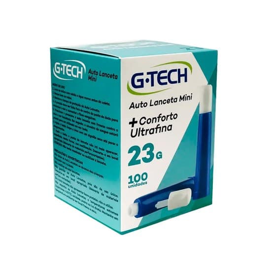 LANCETAS G-TECH AUTOMATICA 23G C/100 UN