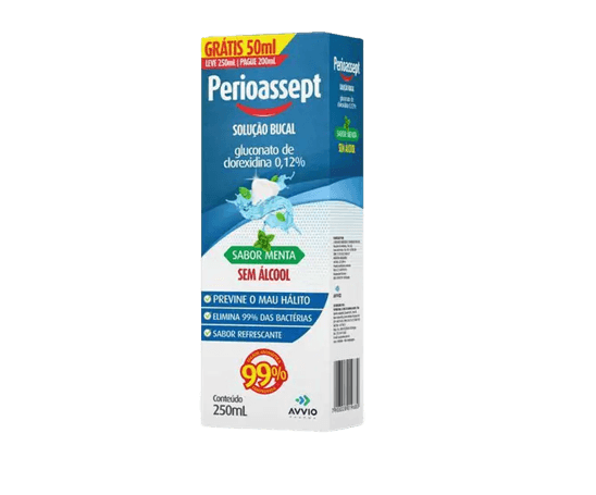 ENXAG PERIOASSEPT SEM ALCOOL 250ML