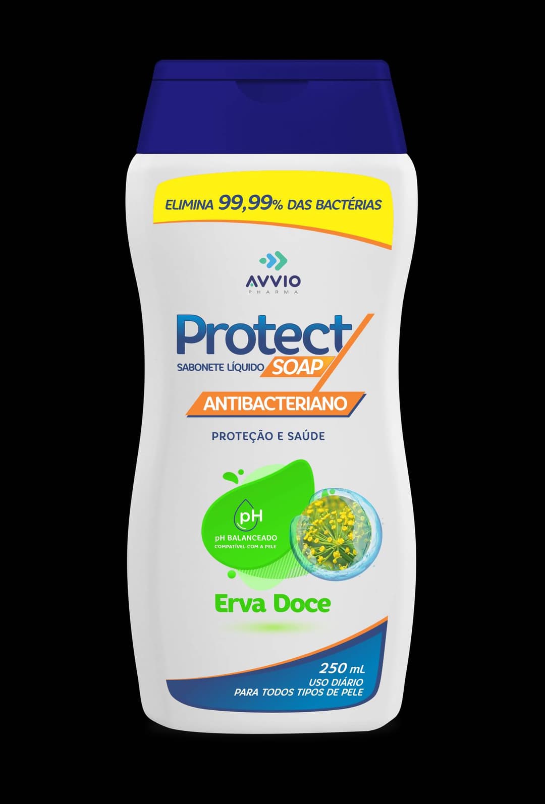 SAB LIQ PROTECTSOAP ERVA DOCE 250ML