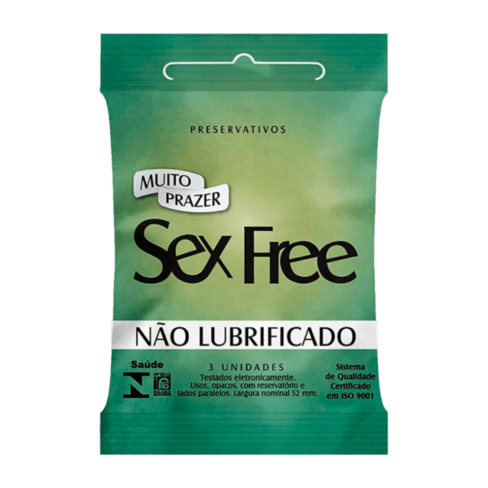 PRES SEX FREE NAO LUBRIFICADO 3 UN
